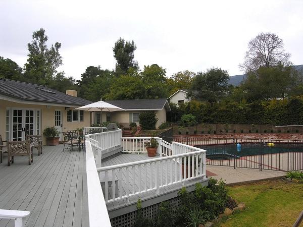 1379 School House Road Montecito, CA 93108 - Photo 6 of 11 a view of a house with backyard and sitting area