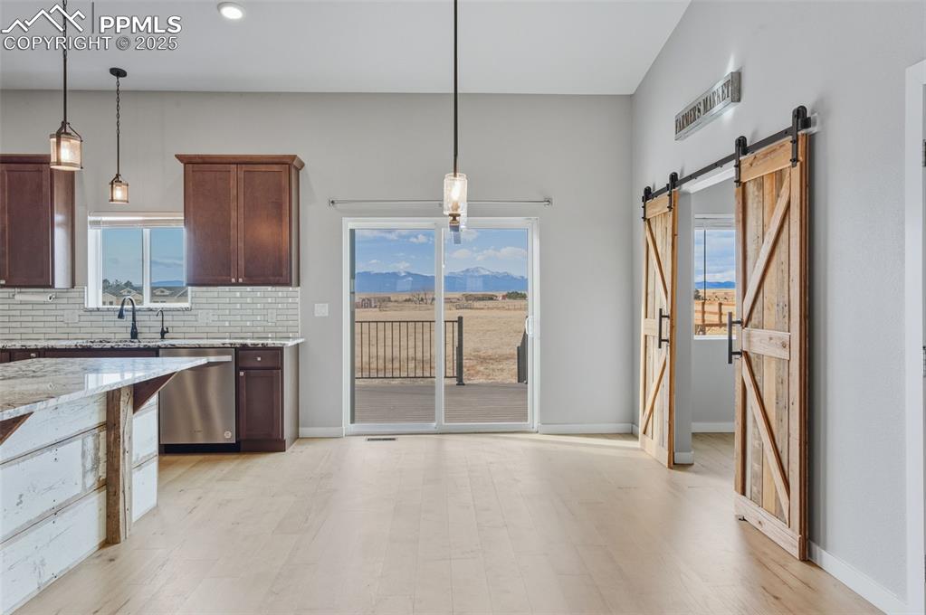 16750 Rabbit Track Trail Colorado Springs, CO 80930 - Photo 14 of 50 View of Pikes Peak from your dining Room.