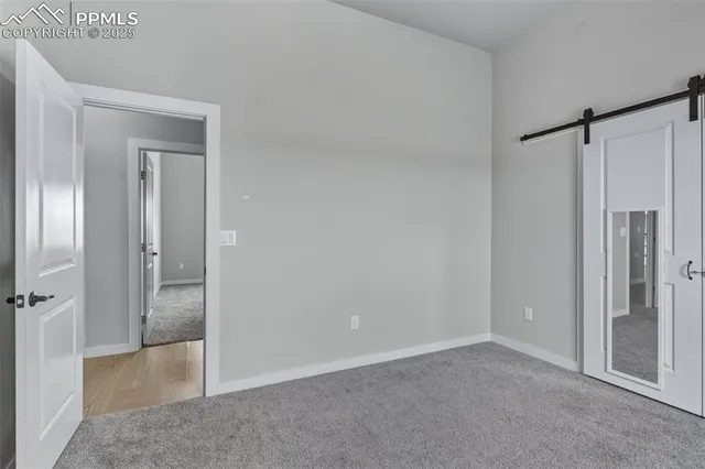 a view of an empty room