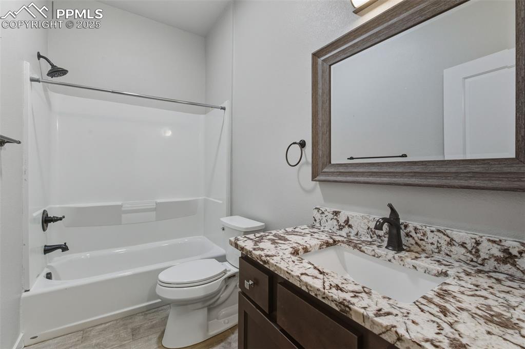 16750 Rabbit Track Trail Colorado Springs, CO 80930 - Photo 34 of 50 Basement Full Bathroom.