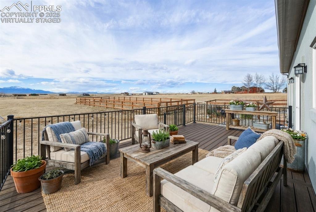 16750 Rabbit Track Trail Colorado Springs, CO 80930 - Photo 40 of 50 Virtually Staged. The view is real!