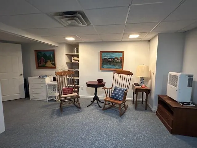 a view of a livingroom with furniture