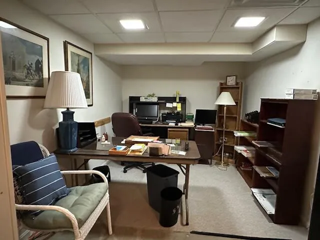 a view of storage and utility room