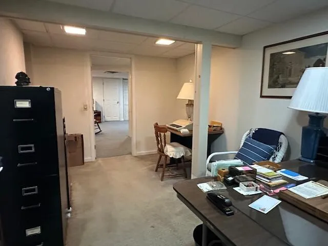 a close view of closet