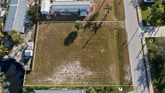 a view of a street with houses