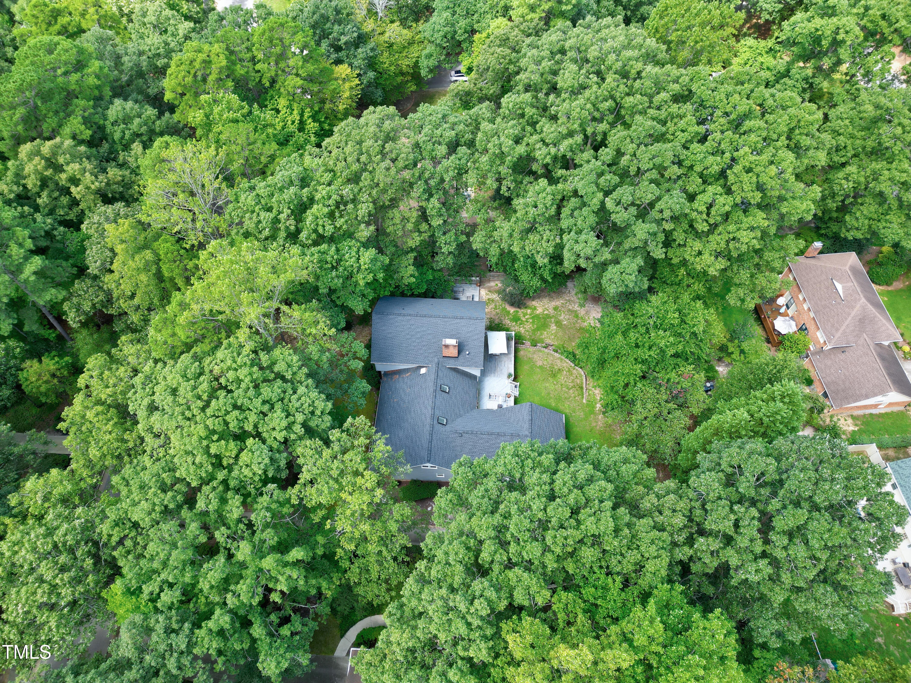112 Queensferry Road Cary, NC 27511 - Photo 41 of 41 an aerial view of a house with a yard