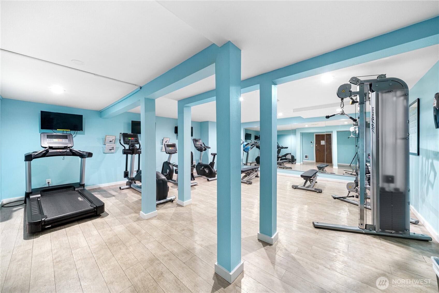 7021 Sand Point Way Northeast, Unit B201 Seattle, WA 98115 - Photo 18 of 29 a view of a room with gym equipment
