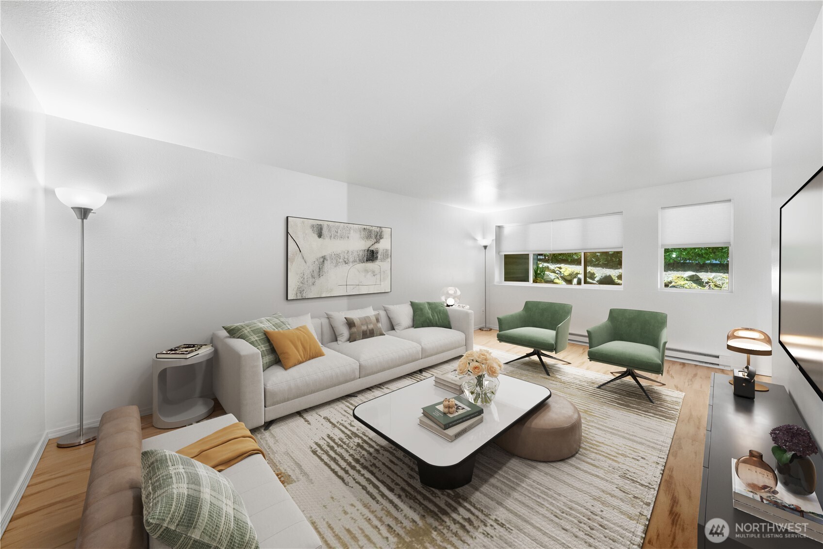 7021 Sand Point Way Northeast, Unit B201 Seattle, WA 98115 - Photo 4 of 29 a living room with furniture