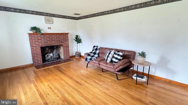 4202 Black Rock Road Hampstead, MD 21074 - Photo 5 of 30 a living room with furniture and a fireplace