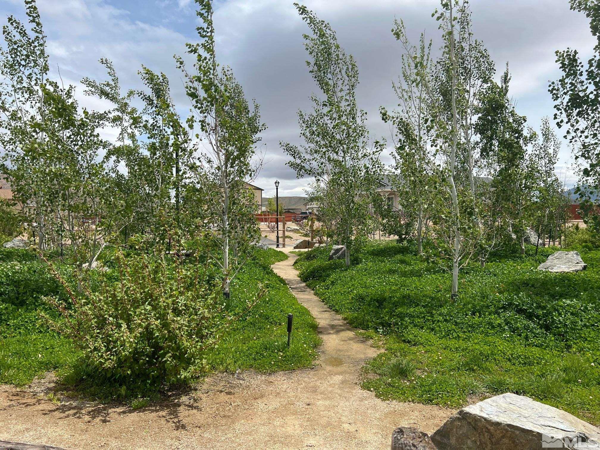 19013 Alpine Walk Court, Unit LOT 1881 Reno, NV 89508 - Photo 21 of 26 a view of a garden with a lake
