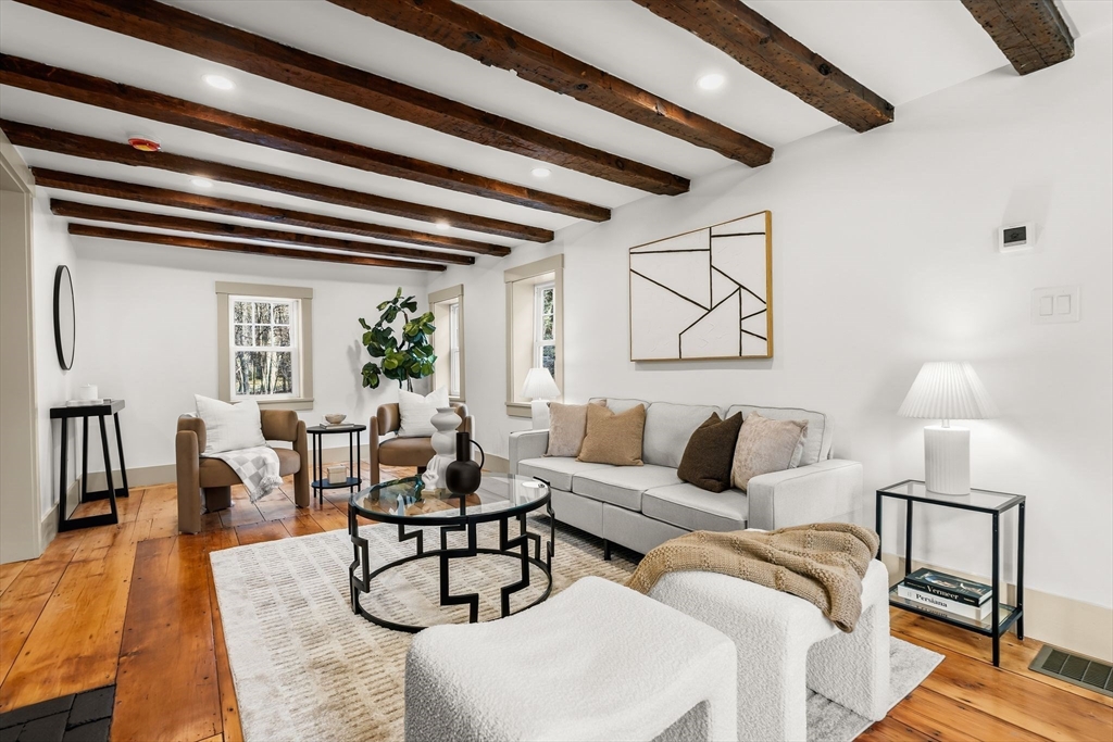 118 Hanover Street Hanover, MA 02339 - Photo 17 of 41 a living room with furniture and wooden floor