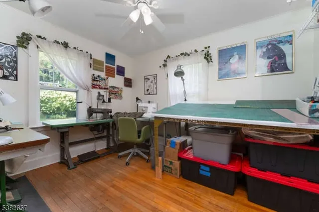 a room with musical instruments