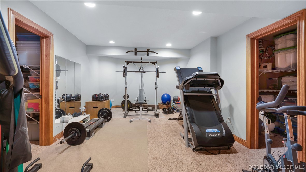 5745 Tree Leaf Court Osage Beach, MO 65065 - Photo 32 of 49 Lower level workout room could like... Also wired
