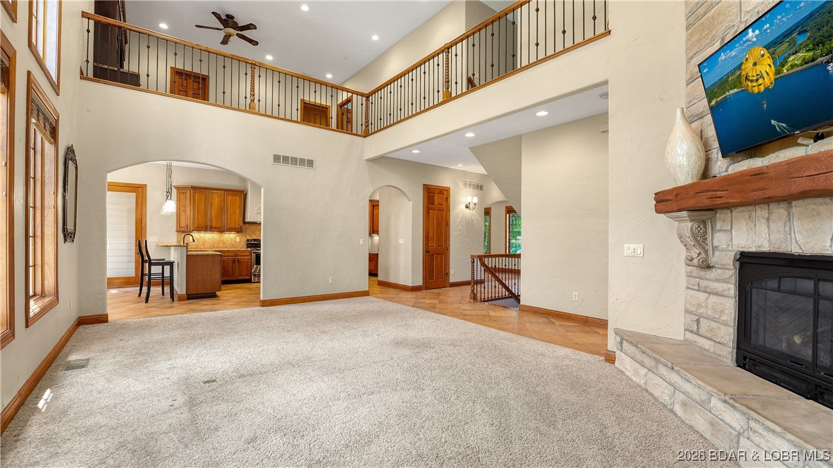 5745 Tree Leaf Court Osage Beach, MO 65065 - Photo 7 of 49 Main living area with 20' vault