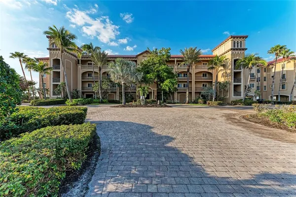 a view of a balcony with city view