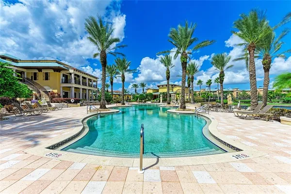 a front view of a building with street view