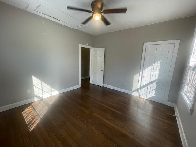 754 McConnell Street Memphis, TN 38112 - Photo 10 of 16 a view of empty room with wooden floor and fan