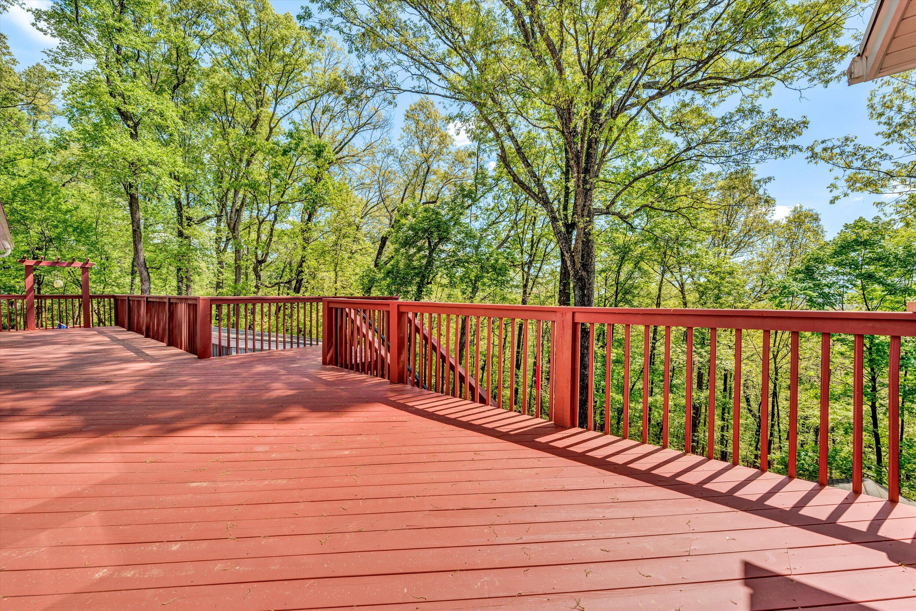 2921 Lockridge Road Southwest Roanoke, VA 24014 - Photo 21 of 53 a balcony with wooden floor