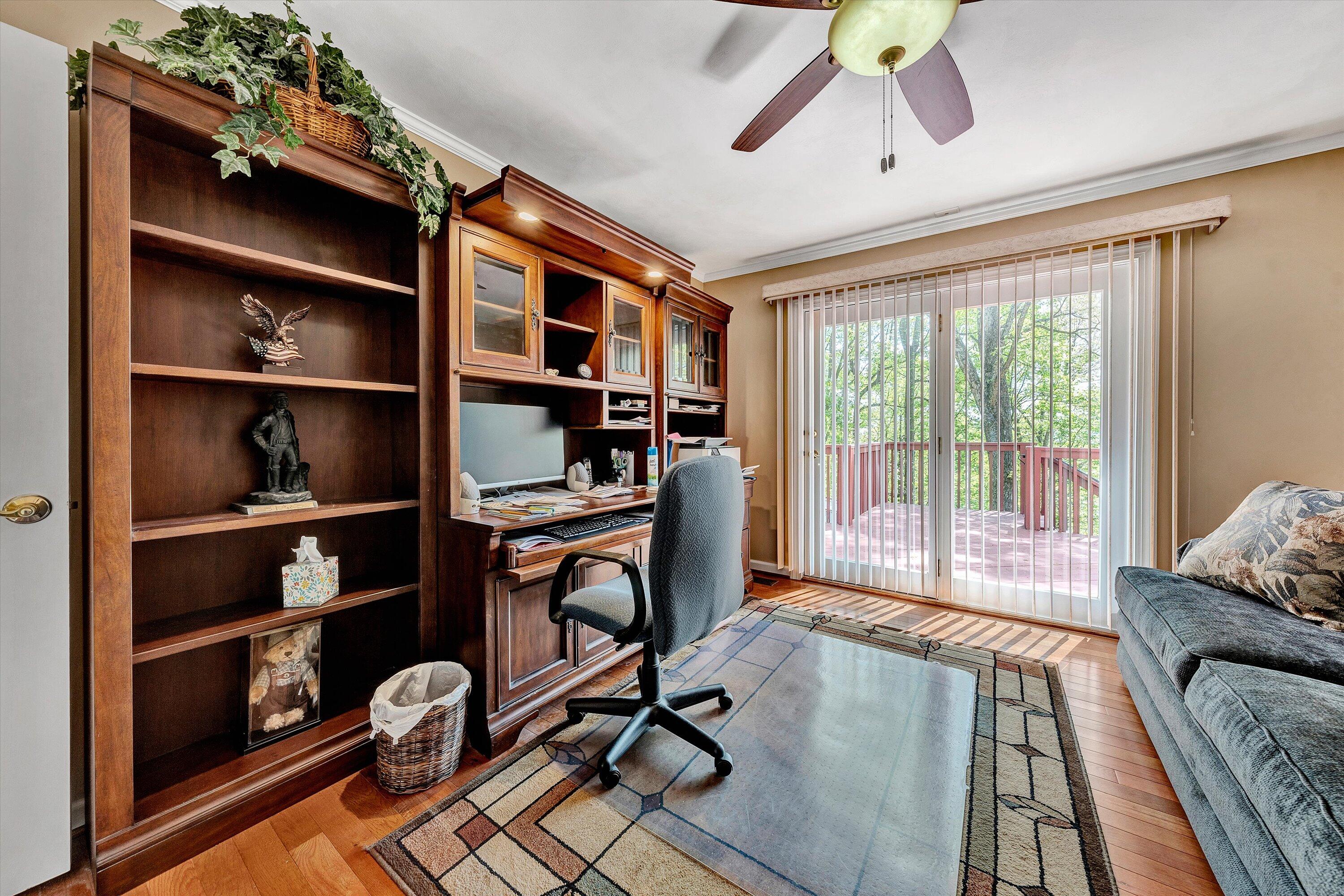 2921 Lockridge Road Southwest Roanoke, VA 24014 - Photo 24 of 53 a view of a livingroom with workspace and a window
