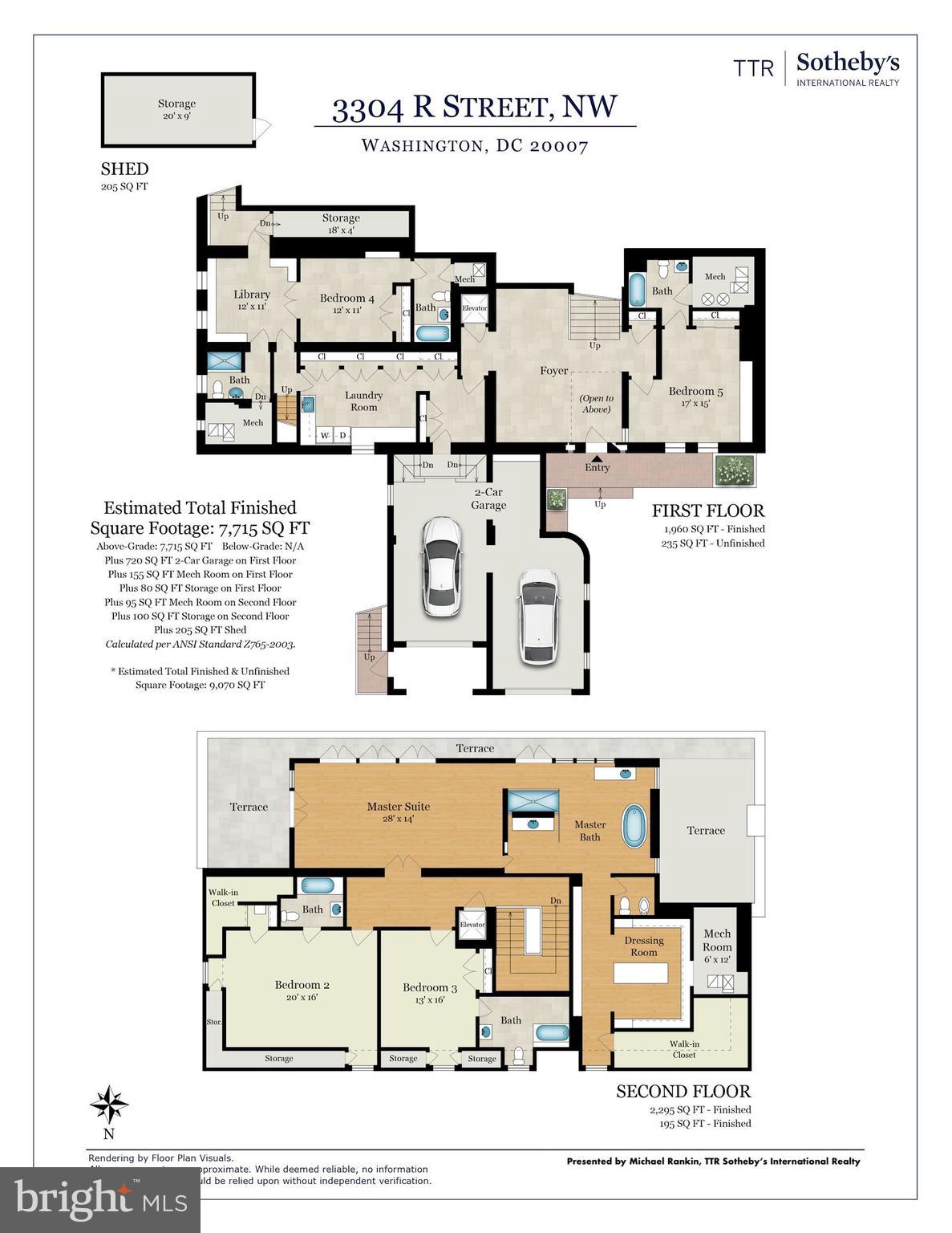 3304 R Street Northwest Washington, DC 20007 - Photo 26 of 27 Floor Plan 1