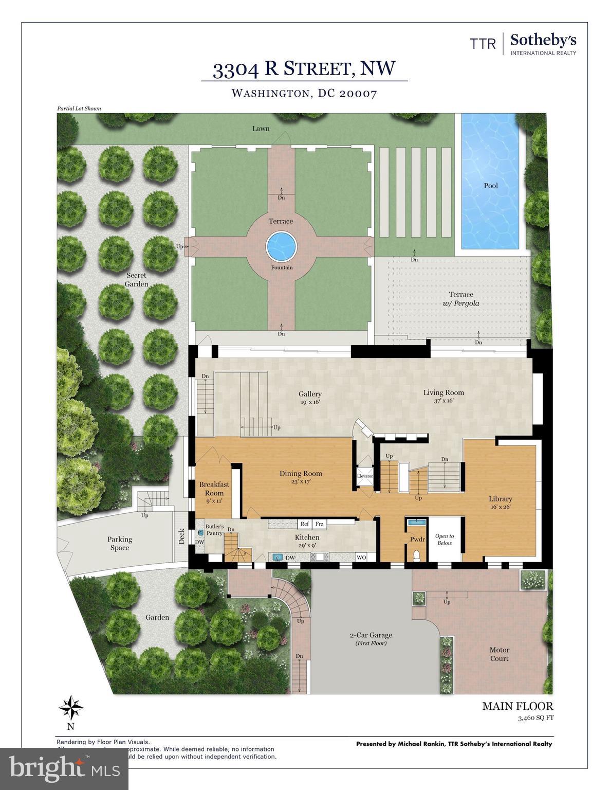 3304 R Street Northwest Washington, DC 20007 - Photo 27 of 27 Floor Plan 2