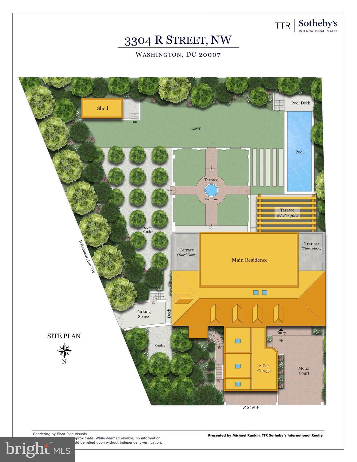 3304 R Street Northwest Washington, DC 20007 - Photo 25 of 27 Site Plan