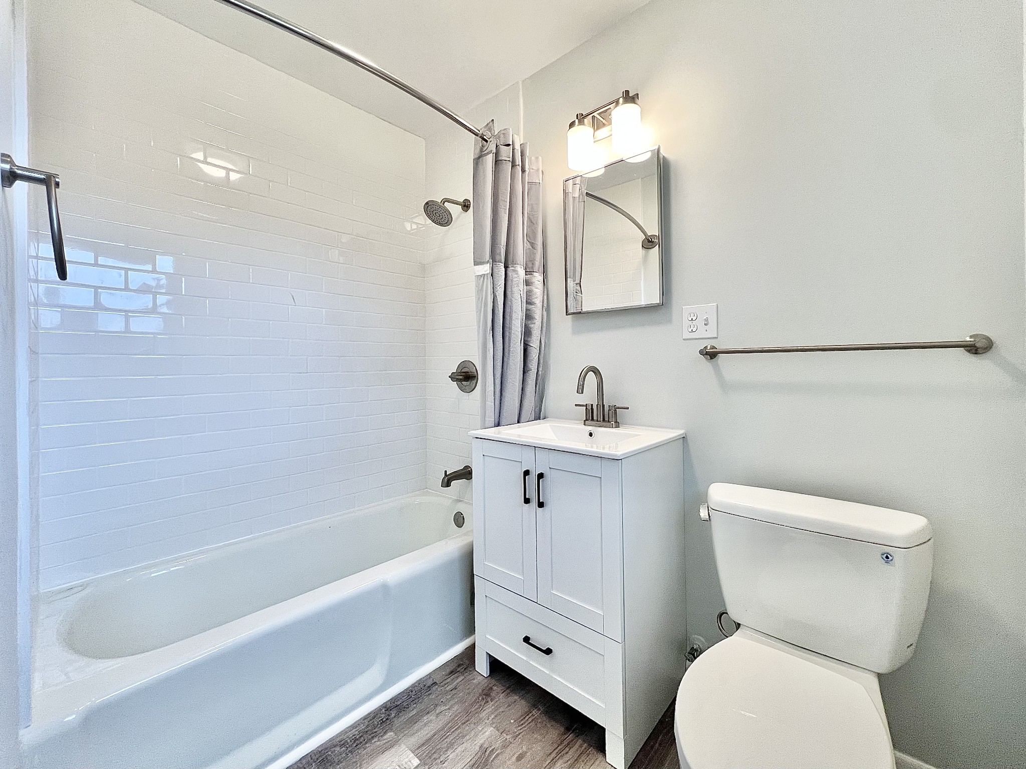 1595 Hurricane Creek Road Lawrenceburg, TN 38464 - Photo 39 of 74 a bathroom with a sink toilet and shower