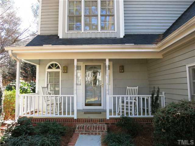 2613 Bembridge Drive Raleigh, NC 27613 - Photo 2 of 25 View of the welcoming covered Front Porch. This home has crown molding, beautiful hardwood floors & spacious rooms. Updates include 3 yr-old Master Bath, updated Kitchen, 1 yr-old HVAC & tankless water htr, and 6-yr-old roof! Porch
