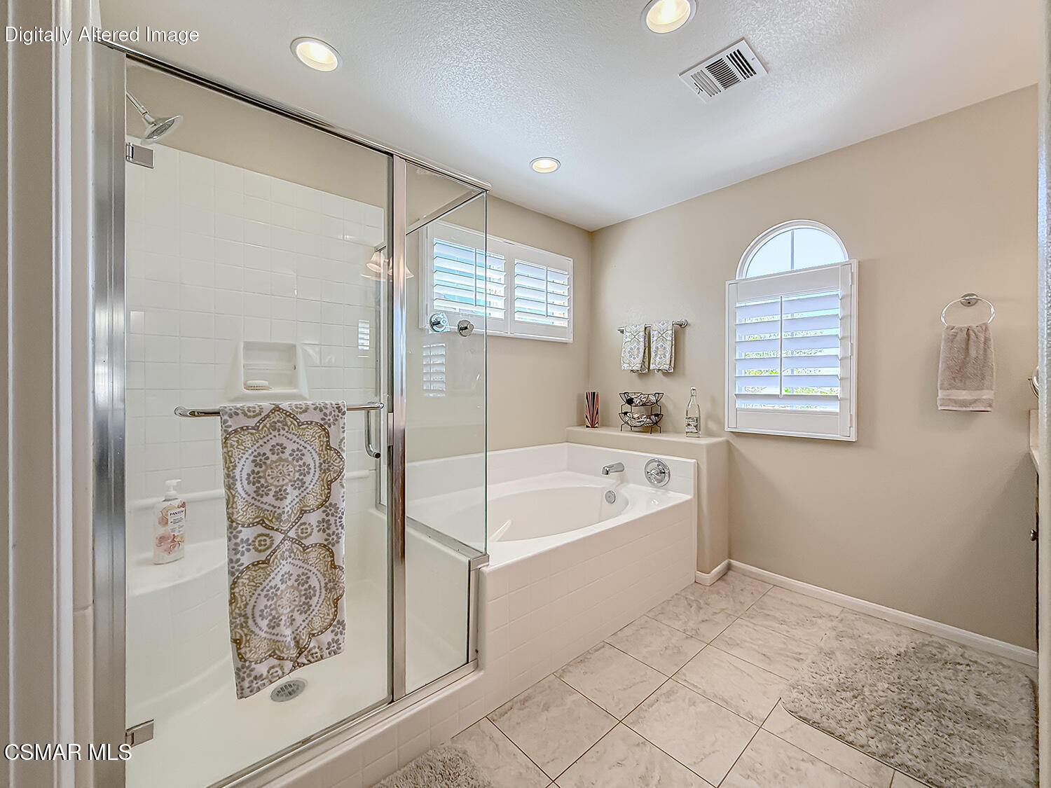 2968 Royal Avenue Simi Valley, CA 93065 - Photo 31 of 45 a bathroom with a bathtub a shower and a sink