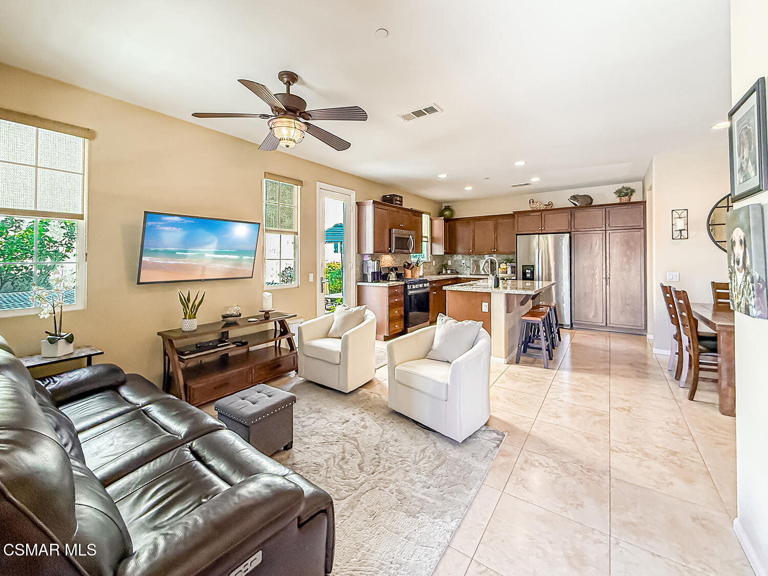 2968 Royal Avenue Simi Valley, CA 93065 - Photo 6 of 45 a living room with furniture kitchen view and a large window