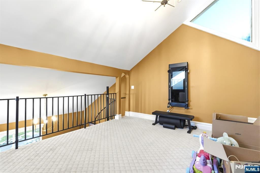 101 Highway 5, Unit 304 Edgewater, NJ 07020 - Photo 19 of 24 a swimming pool with outdoor seating and stairs