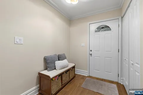 a room with a bed and a window