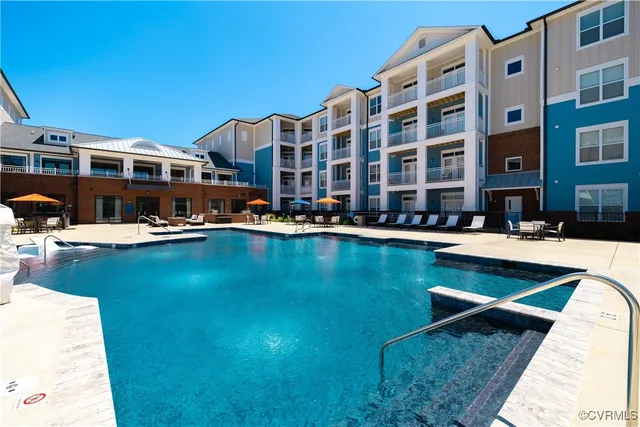 a view of a building with street view