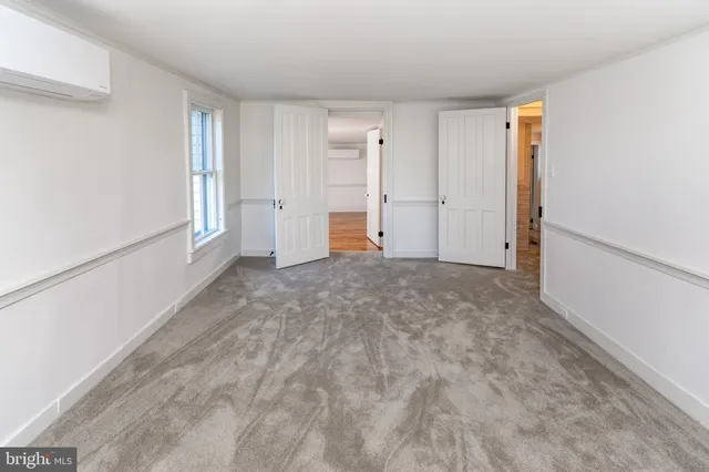 a view of an empty room