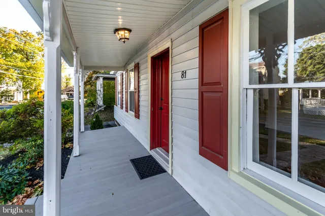 a view of a entryway door front of house