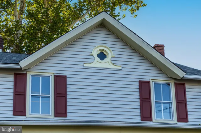 a view of wooden house
