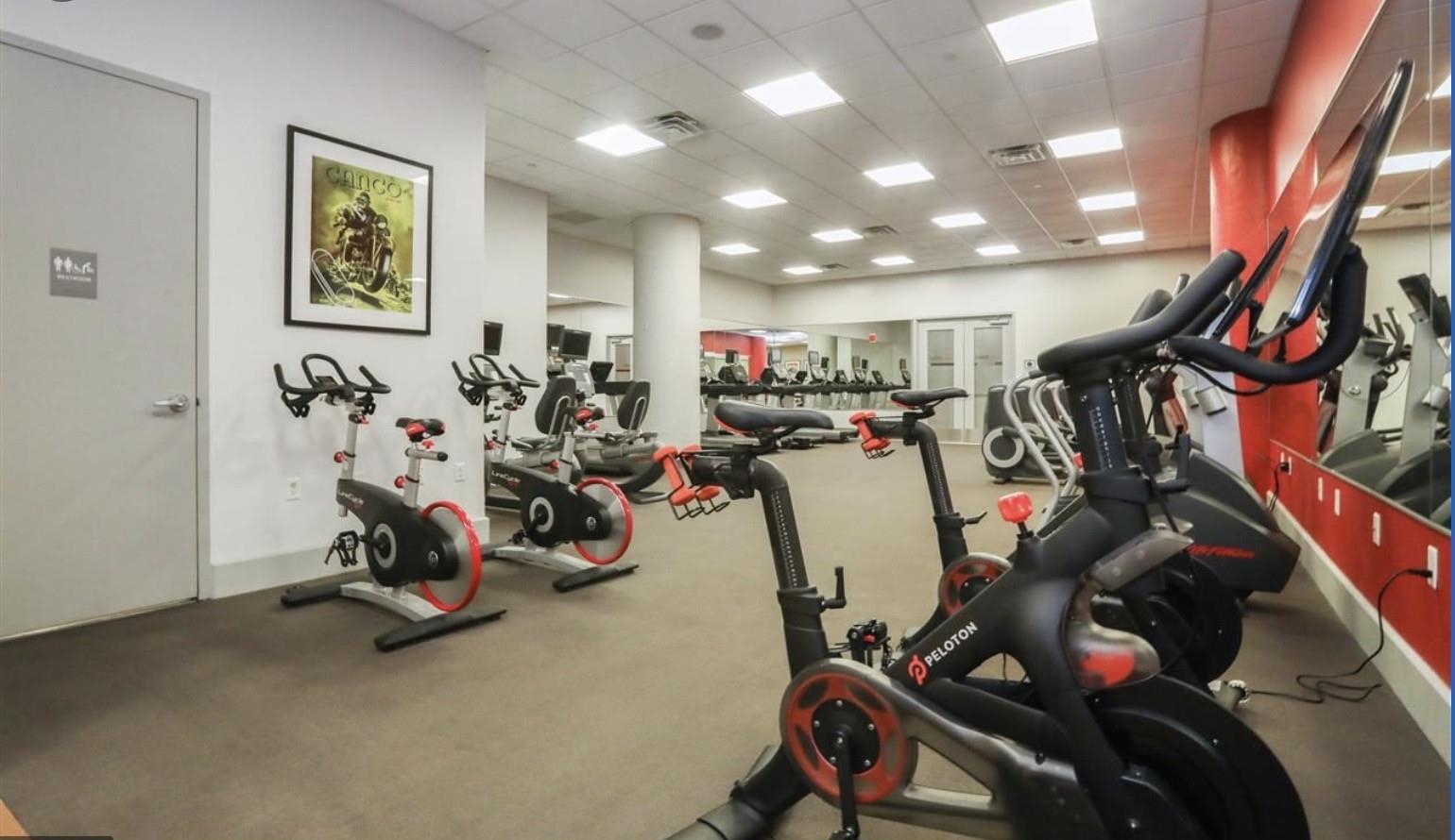 50 Dey Street, Unit 259 Jersey City, NJ 07306 - Photo 16 of 24 a view of a room with gym equipment