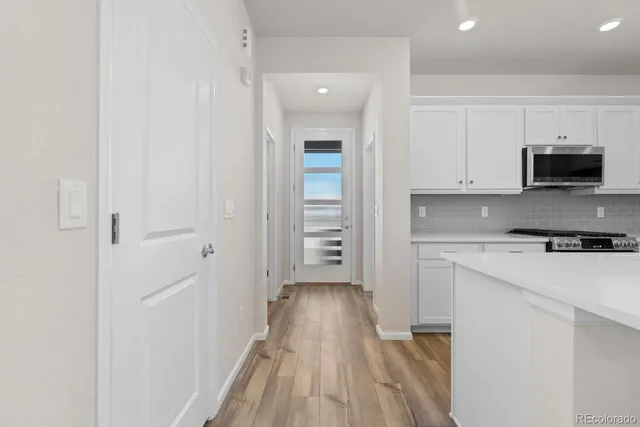 a view of an empty room