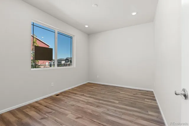 a view of an empty room