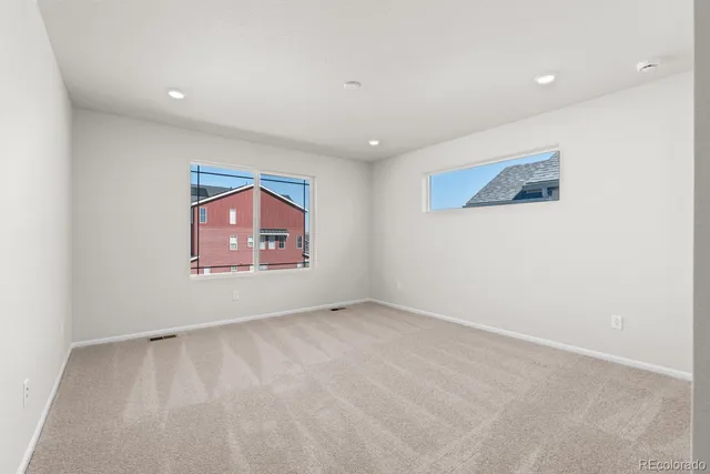 a view of an empty room