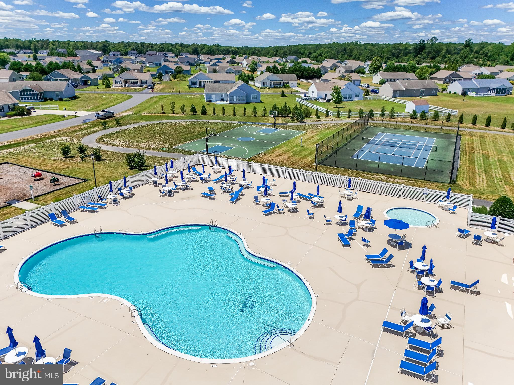 30147 Regatta Bay Boulevard Lewes, DE 19958 - Photo 72 of 74 a view of a swimming pool with a garden and mountain view