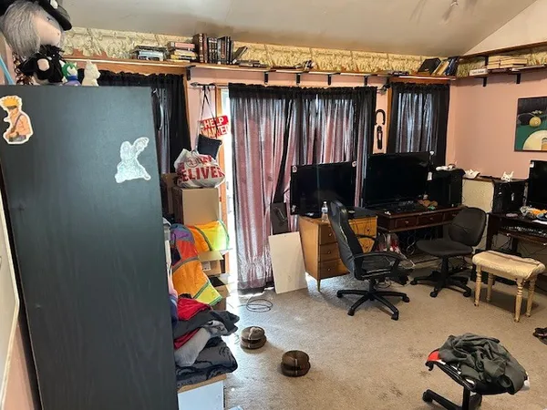 a view of storage and utility room