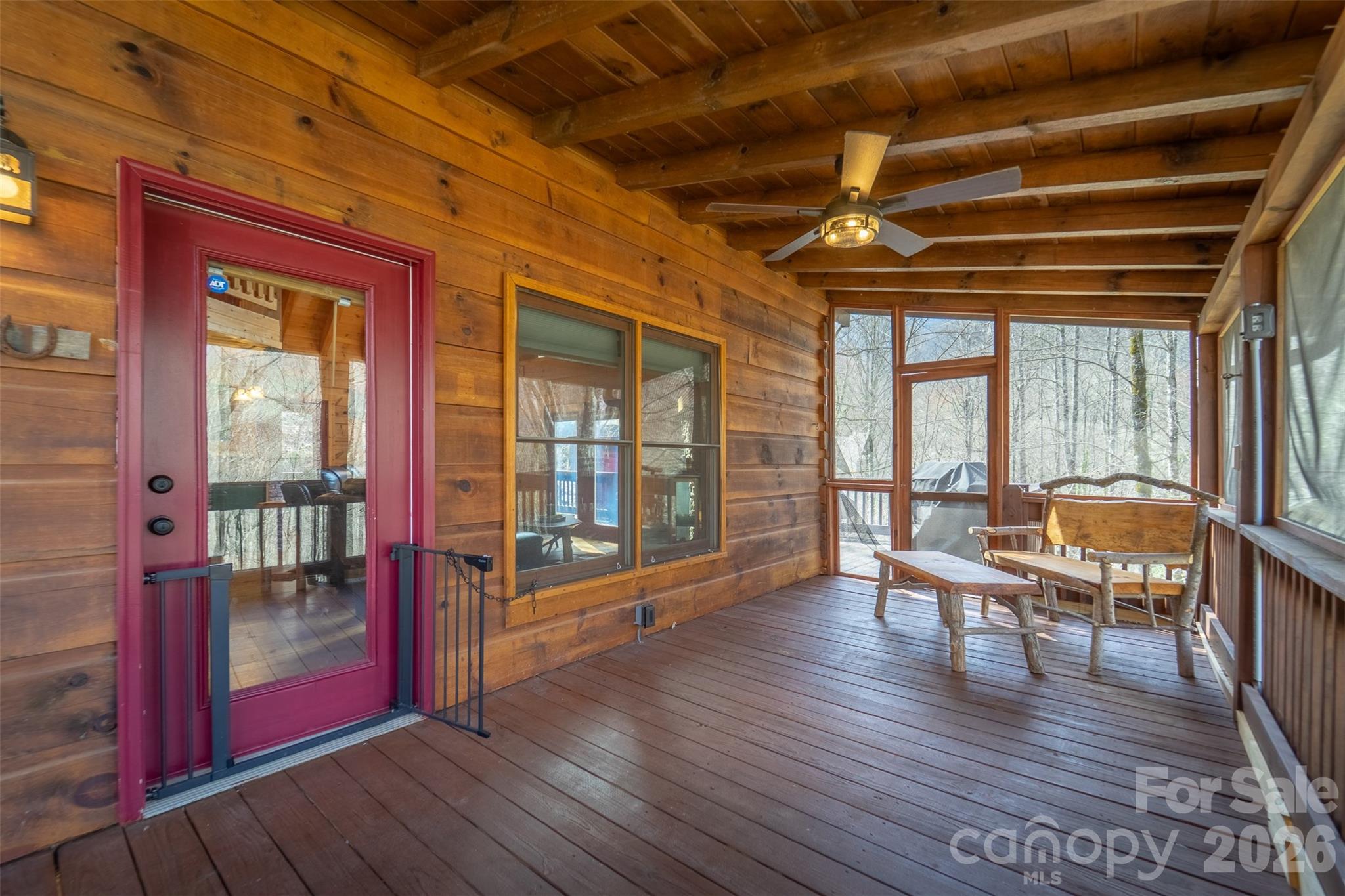 170 Wilkes Road Bryson City, NC 28713 - Photo 34 of 47 a view of a room with wooden floor and furniture