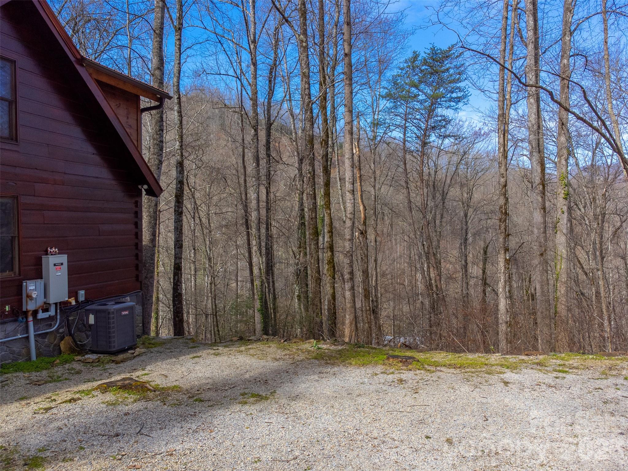 170 Wilkes Road Bryson City, NC 28713 - Photo 37 of 47 a view of a backyard of the house