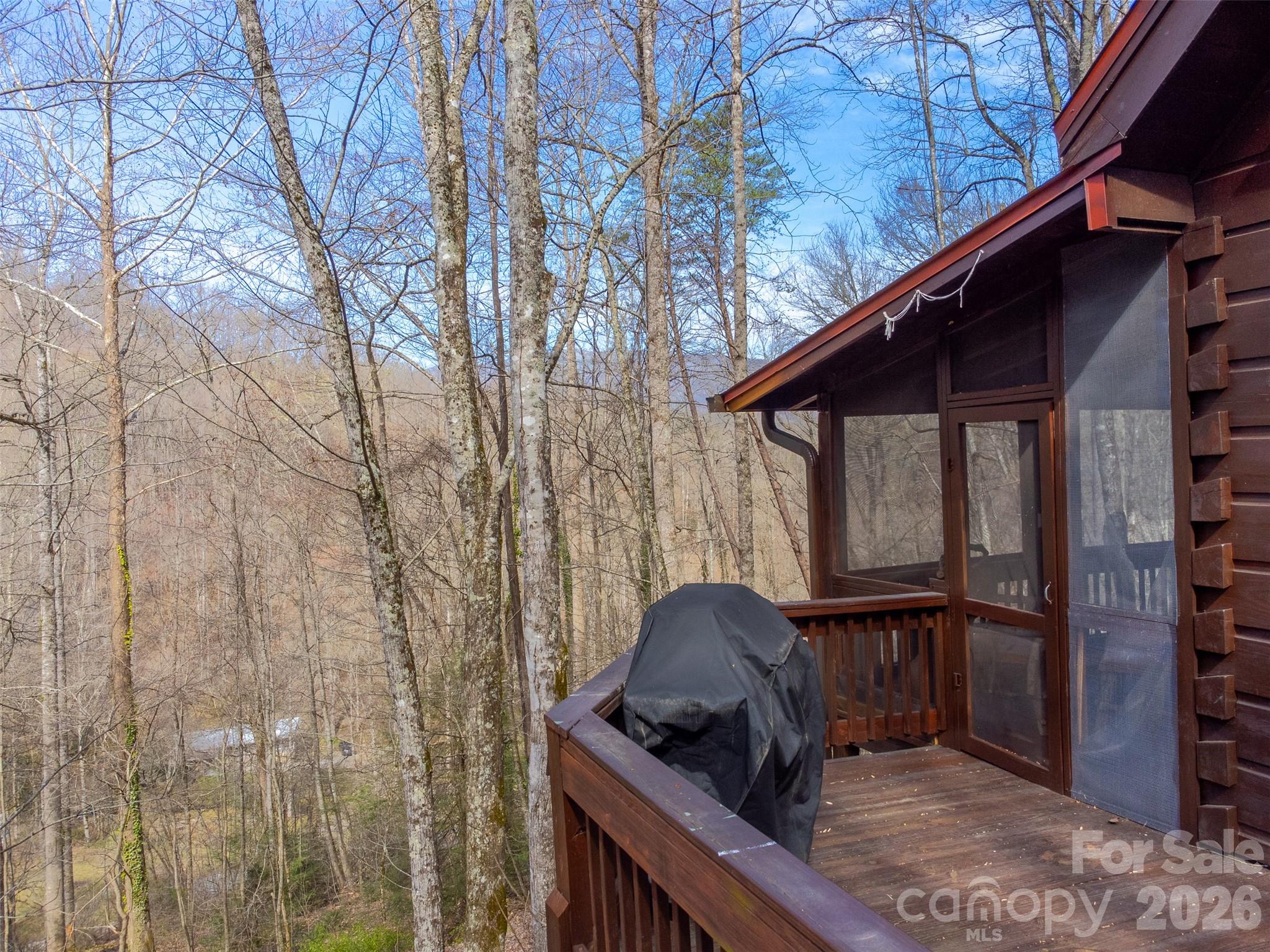 170 Wilkes Road Bryson City, NC 28713 - Photo 41 of 47 a view of outdoor space and deck