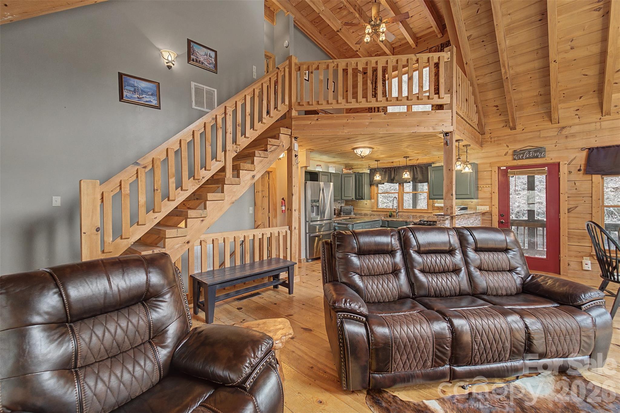 170 Wilkes Road Bryson City, NC 28713 - Photo 9 of 47 a balcony with furniture