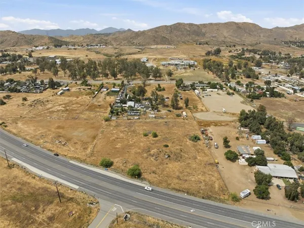 a view of city and mountain