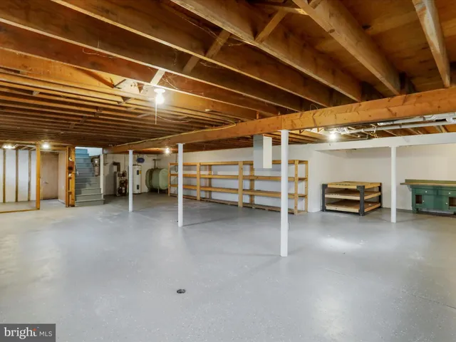 a view of a storage room