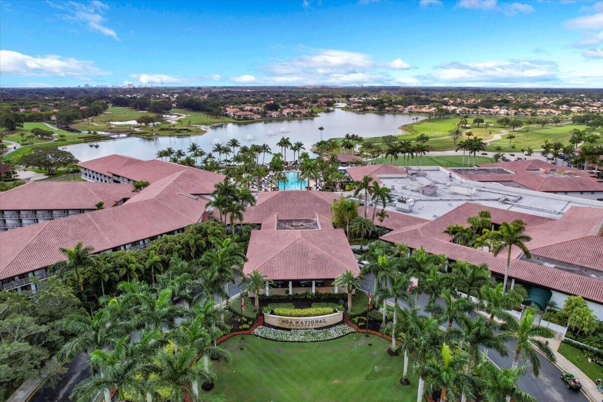7 Alnwick Road Palm Beach Gardens, FL 33418 - Photo 40 of 47 an aerial view of a house with a garden
