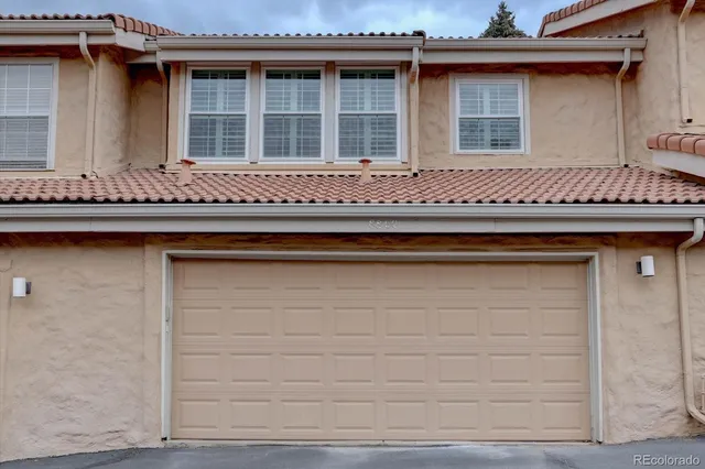 a front view of a house with granite countertop